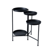 4 Tier Black Iron Plant Stand