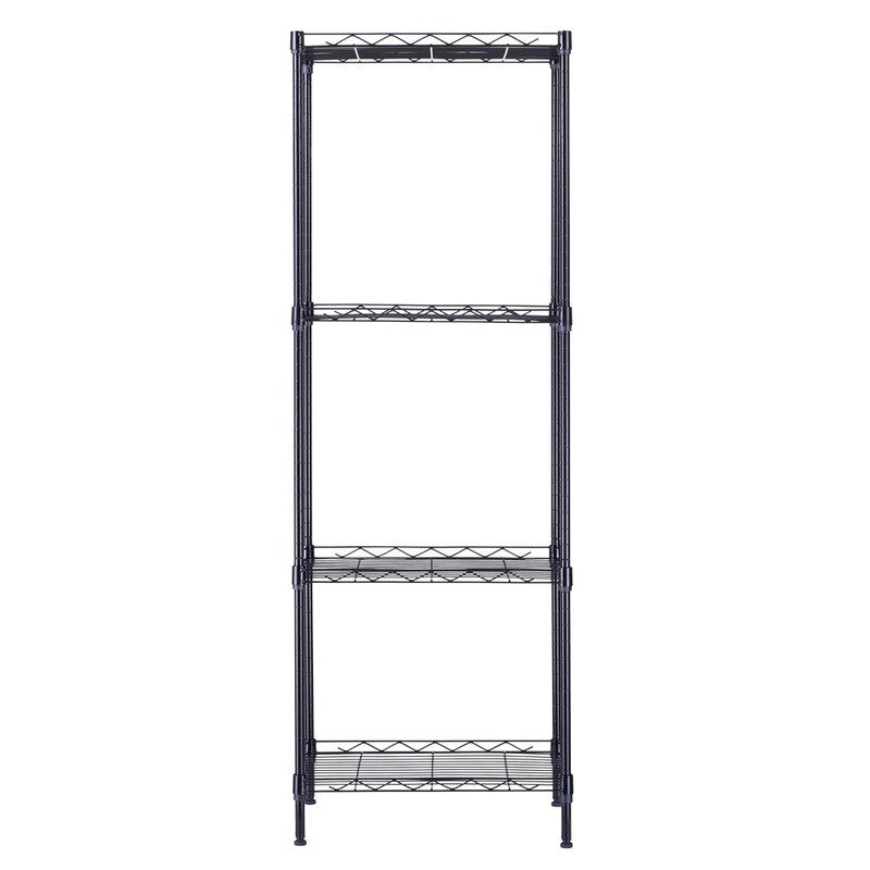 4-Tier Steel Wire Shelving Unit Metal Storage Rack