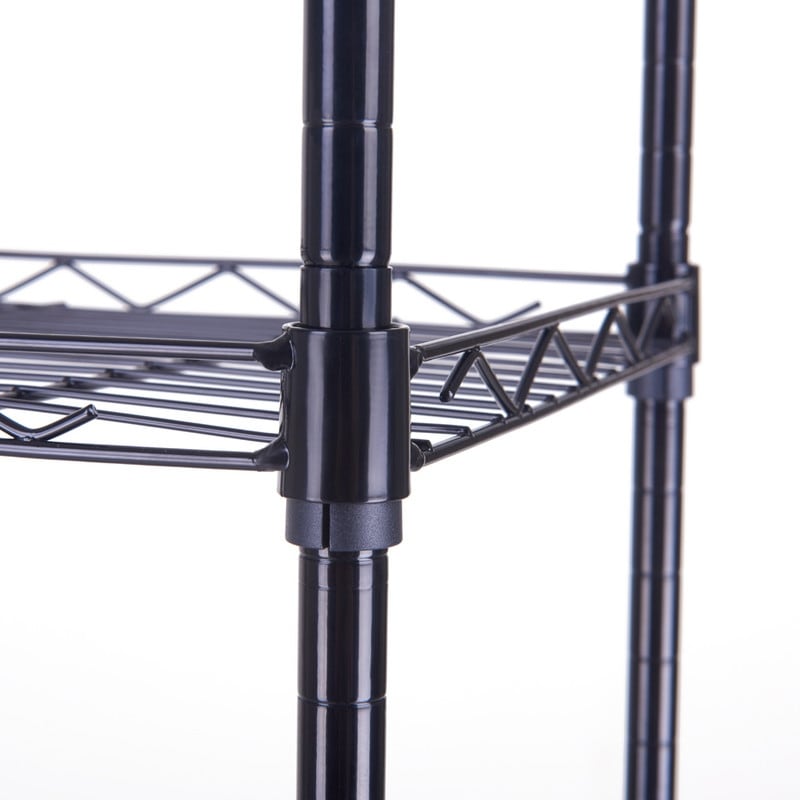 4-Tier Steel Wire Shelving Unit Metal Storage Rack