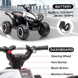 4-Wheeler Off-Road 4WD Car Toy 12V Kids Ride-On Electric ATV