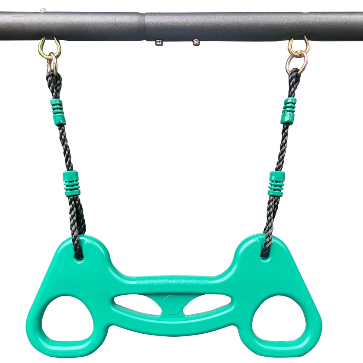 4 in 1 Outdoor Playground Large Children Metal Swing Set for Age 3 Up