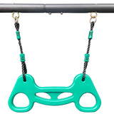 4 in 1 Outdoor Playground Large Children Metal Swing Set for Age 3 Up