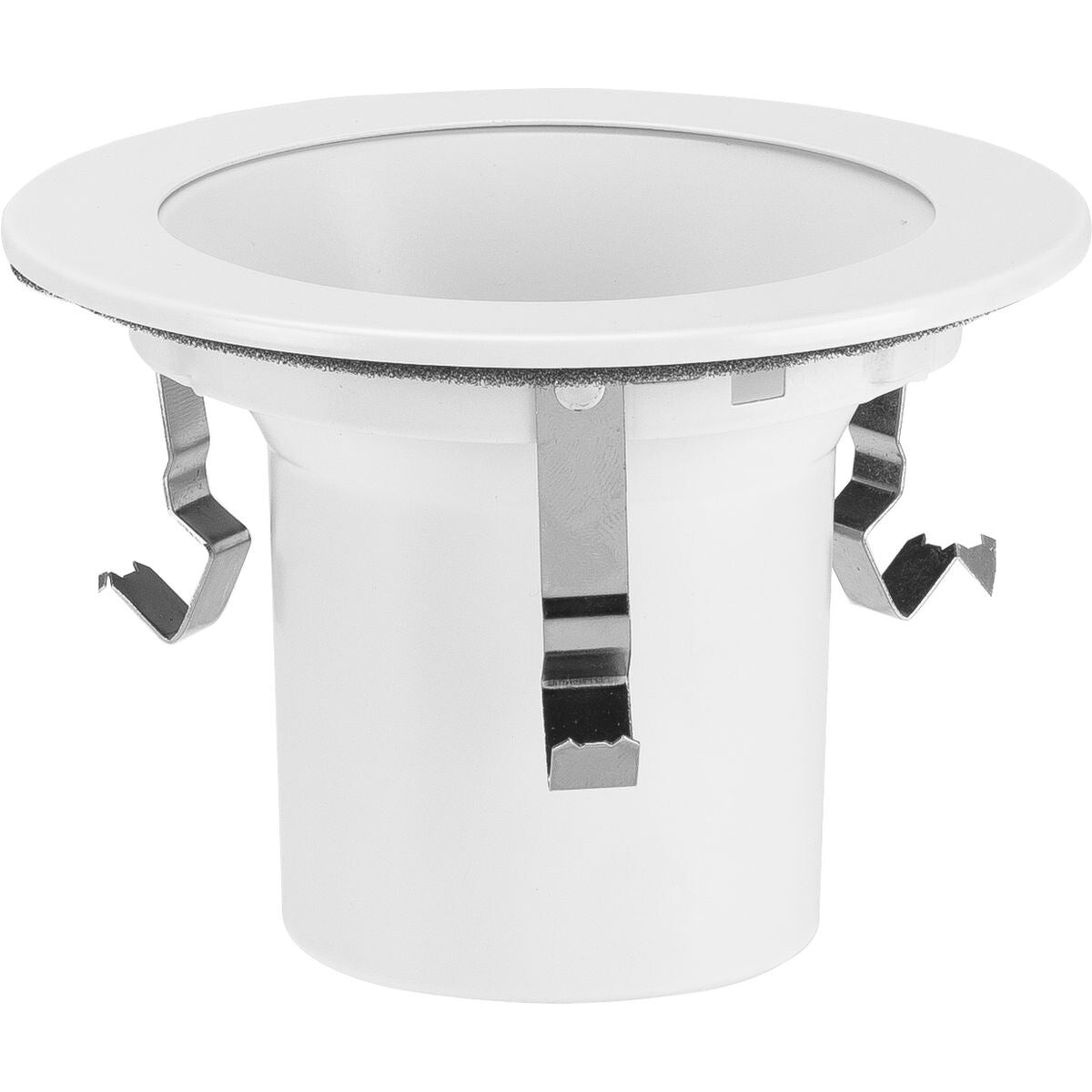 4 in. Satin White Recessed Open Trim for 4 in. Housing - Medium