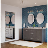 4 in. Satin White Recessed Open Trim for 4 in. Housing - Medium