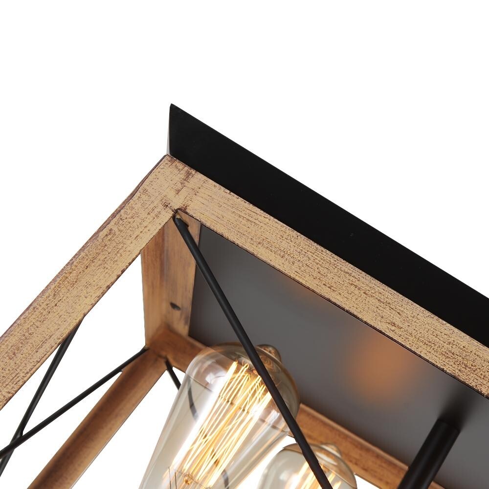 4-light Square Kitchen Island Rustic Chandeliers
