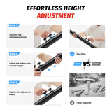 Zelus 4.4-10 ft. Adjustable Heights Portable Outdoor Basketball Hoop