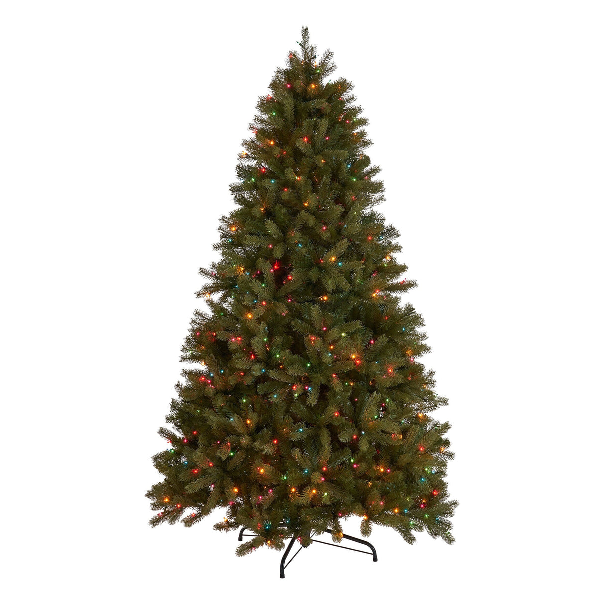 4.5-foot Mixed Spruce Pre-Lit String Light or Unlit Hinged Artificial Christmas Tree by Christopher Knight Home