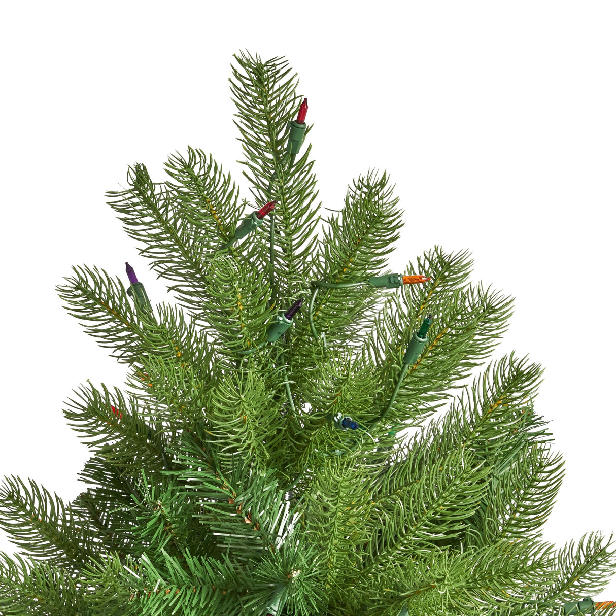 4.5-foot Mixed Spruce Pre-Lit String Light or Unlit Hinged Artificial Christmas Tree by Christopher Knight Home