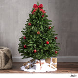4.5-foot Norway Spruce Pre-Lit String Light or Unlit Hinged Artificial Christmas Tree by Christopher Knight Home