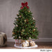 4.5-foot Norway Spruce Pre-Lit String Light or Unlit Hinged Artificial Christmas Tree by Christopher Knight Home