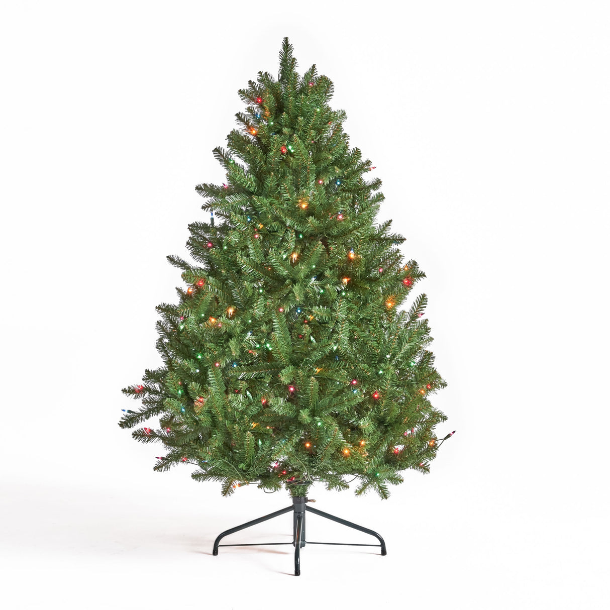 4.5-foot Norway Spruce Pre-Lit String Light or Unlit Hinged Artificial Christmas Tree by Christopher Knight Home
