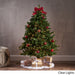 4.5-foot Norway Spruce Pre-Lit String Light or Unlit Hinged Artificial Christmas Tree by Christopher Knight Home