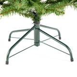 4.5-foot Norway Spruce Pre-Lit String Light or Unlit Hinged Artificial Christmas Tree by Christopher Knight Home