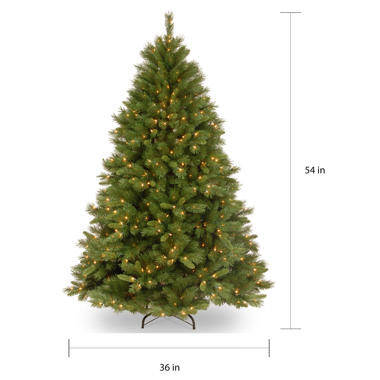 National Tree Company 4.5 ft. Winchester Pine Tree with Clear Lights
