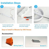 4.72" LED Flush Mount Ceiling Light Cold White