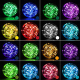 40 Ft 16 Colors Changing String Lights with Remote Control - Yellow