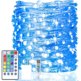 40 Ft 16 Colors Changing String Lights with Remote Control - Yellow