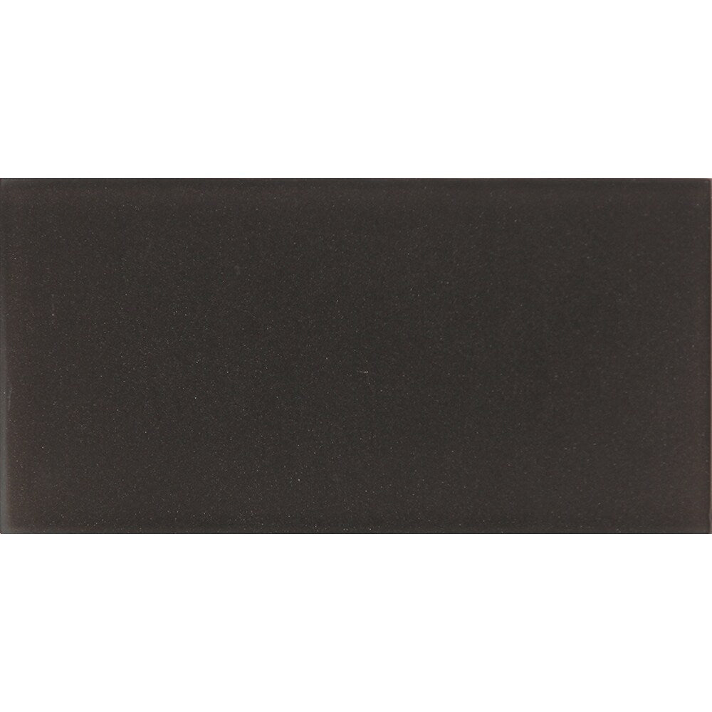 Apollo tile 3" x 6" Colorway Matte Ash Gray Glass Tile (5 sq ft/case) - 40 Pack