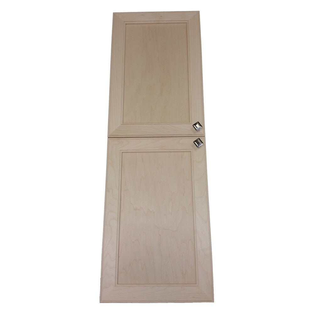 40" high Village SQ On the Wall Two Door Frameless 18/22 Pantry cabinet 7.25"d