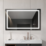 40 x 24 LED Lighted Bathroom Wall Mounted Mirror