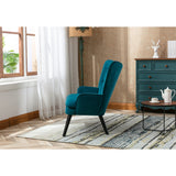 40.16" W Polyester Accent Chairs with Tufted Back, Padded Seat and Metal Legs