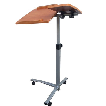 40.9"Home Use Multifunctional Lifting Computer Desk Brown/Black