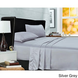 400 Thread Count Cotton Deep Pocket Bed Sheet Set with Oversize Flat