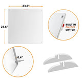 400-Watt Ceramic Wall Mounted/Freestanding Heater Panel with Overheat Protection