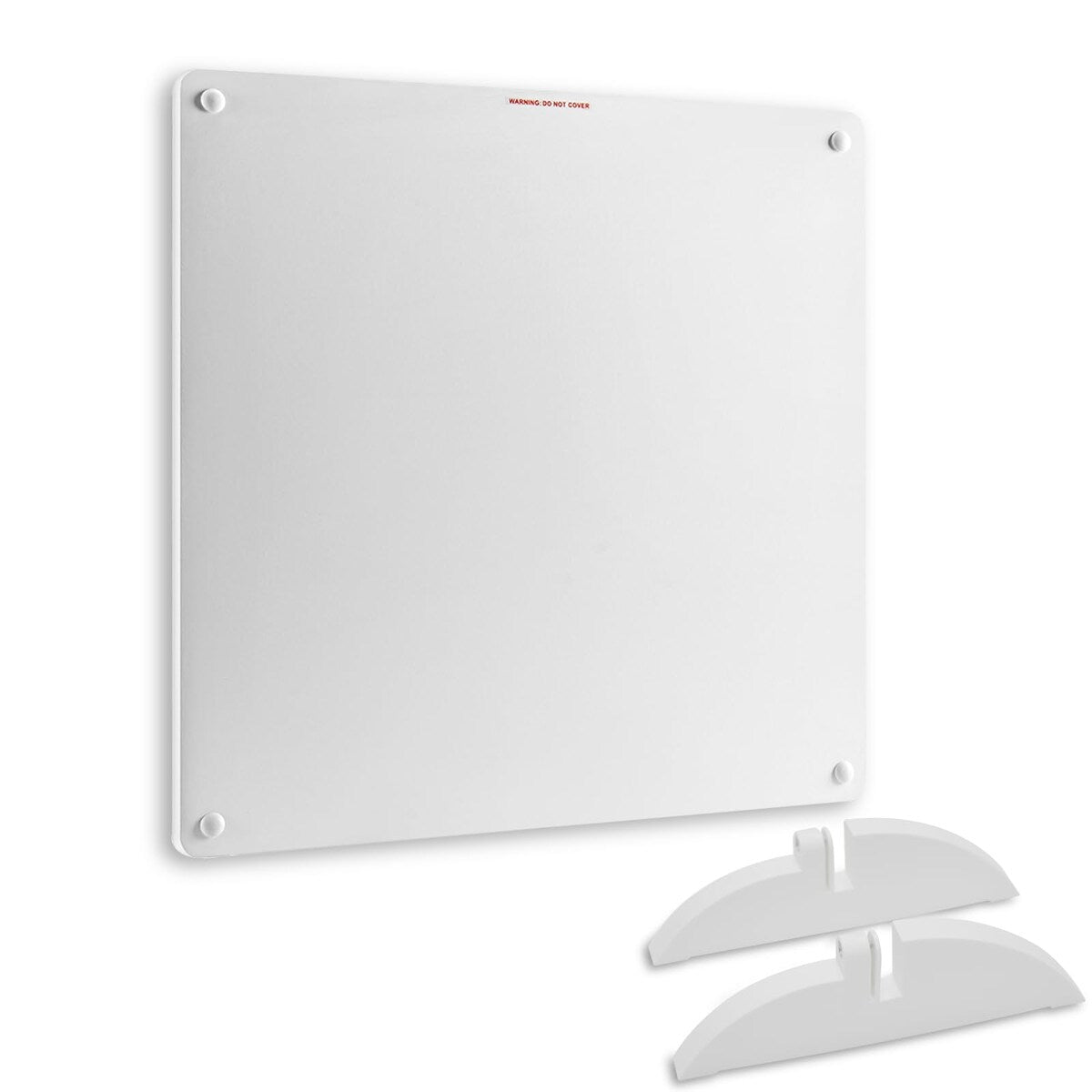 400-Watt Ceramic Wall Mounted/Freestanding Heater Panel with Overheat Protection