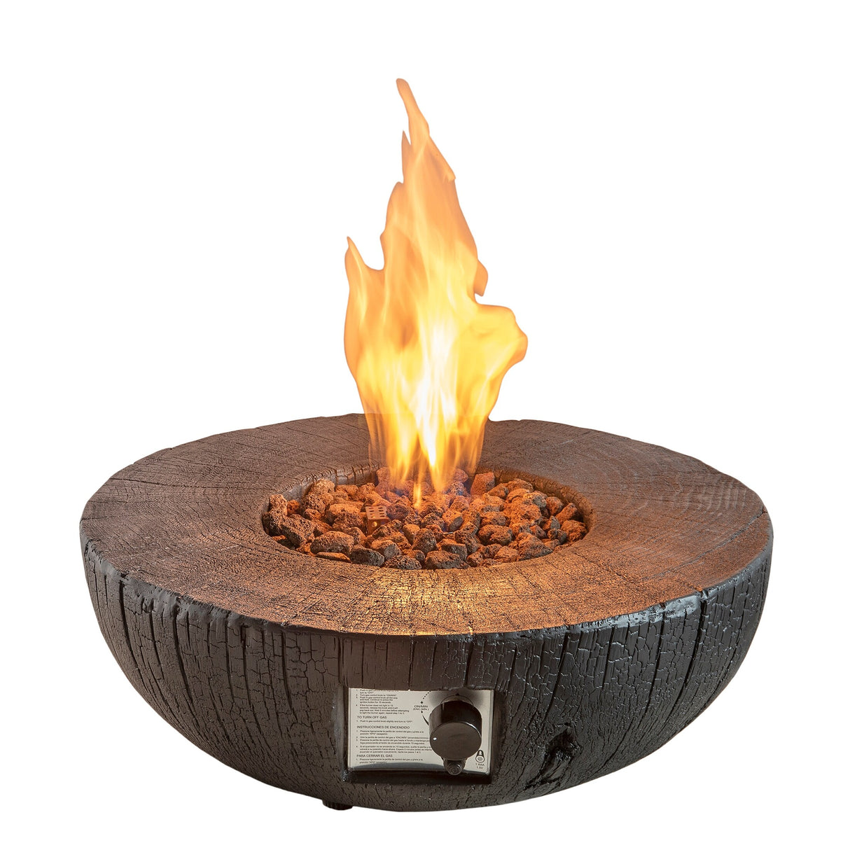 30,000 BTU Outdoor Fire Pits Patio Propane Gas Fire Pit for Outside
