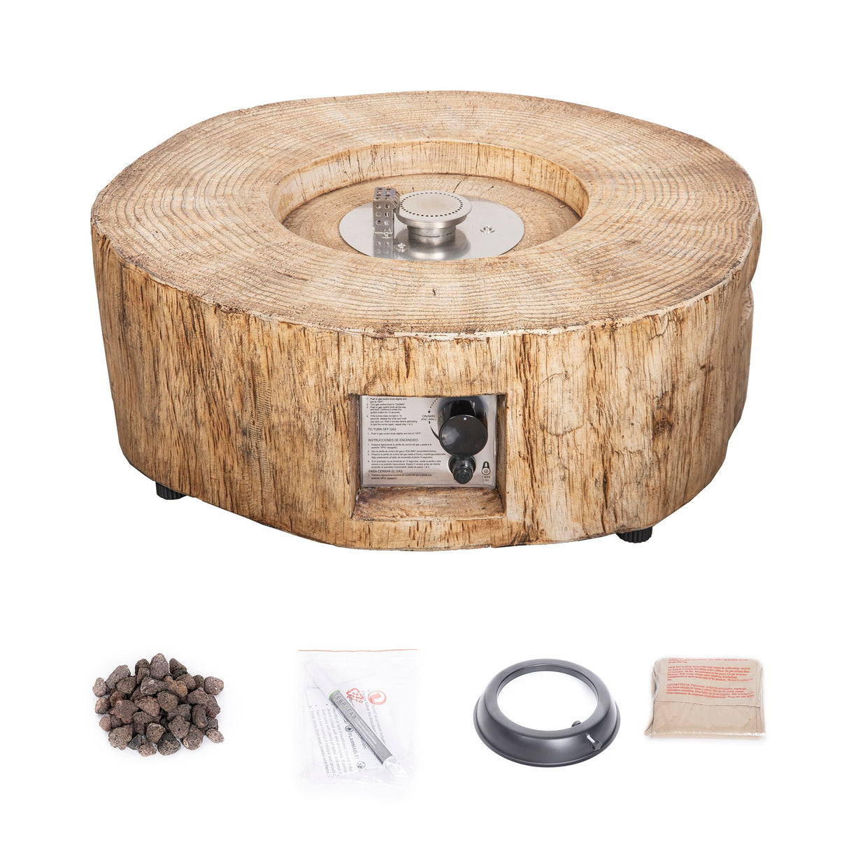 30,000 BTU Outdoor Fire Pits Patio Propane Gas Fire Pit for Outside