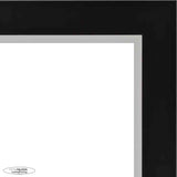 40x20 Contemporary Silver Complete Wood Panoramic Frame with UV Acrylic, Foam Board Backing, & Hardware