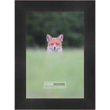 40x27 Contemporary Black Wood Picture Frame with UV Acrylic, Foam Board Backing, & Hardware