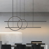 41.34 in. Integrated LED Modern Kitchen Island Linear Pendant Light