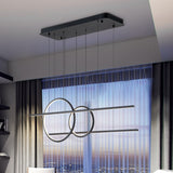 41.34 in. Integrated LED Modern Kitchen Island Linear Pendant Light