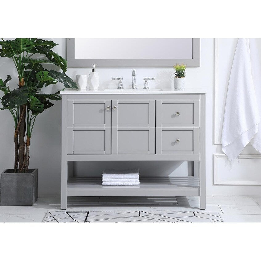 42-Inch Single Bathroom Vanity