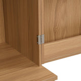 42.5" Modern Carved Home Bar Cabinet with Storage
