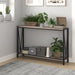 42.9" Grey Entryway Table with Storage