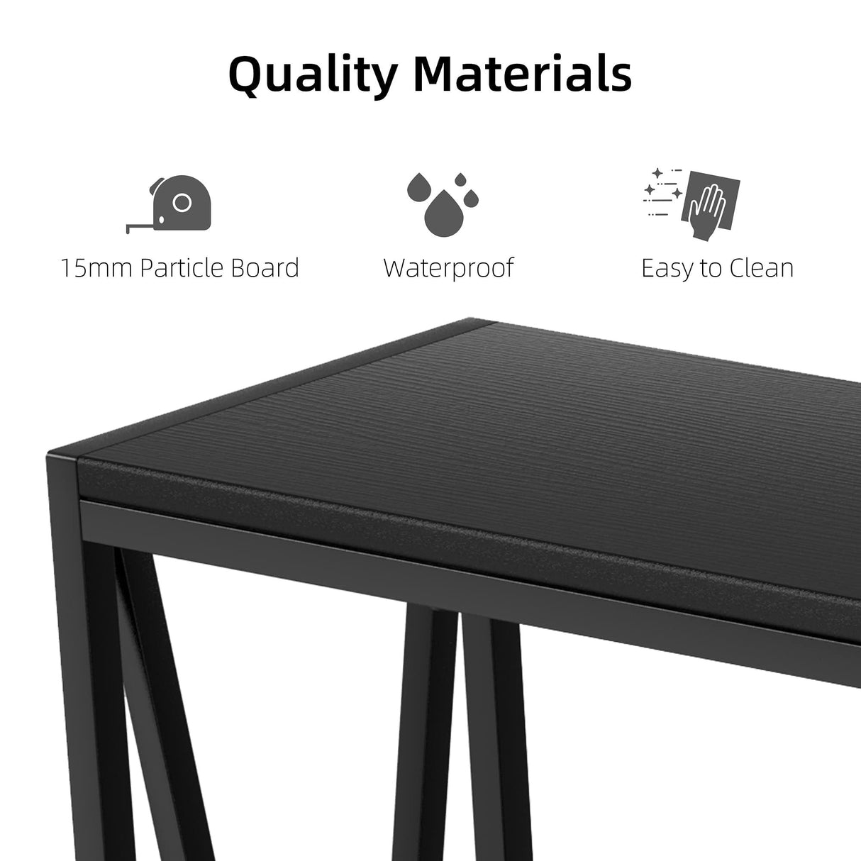 42.9" Grey Entryway Table with Storage
