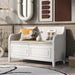 42" Rustic Style Solid wood Entryway Multifunctional Storage Bench