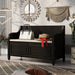 42" Rustic Style Solid wood Entryway Multifunctional Storage Bench