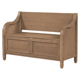 42" Rustic Style Solid wood Entryway Multifunctional Storage Bench
