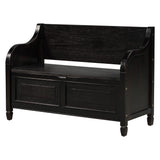 42" Rustic Style Solid wood Entryway Multifunctional Storage Bench