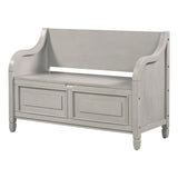 42" Rustic Style Solid wood Entryway Multifunctional Storage Bench