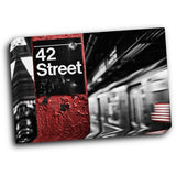 42nd St. 20x16 Gallery Wrapped Stretched Canvas