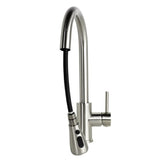 43-inch 16 Gauge Stainless Steel Brushed Nickel Double Bowl 60/40 Topmount Drop-in Zero Radius Kitchen Sink With Pull-Out Faucet