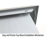 43-inch 16 Gauge Stainless Steel Brushed Nickel Double Bowl 60/40 Topmount Drop-in Zero Radius Kitchen Sink With Pull-Out Faucet