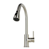 43-inch 16 Gauge Stainless Steel Brushed Nickel Double Bowl 60/40 Topmount Drop-in Zero Radius Kitchen Sink With Pull-Out Faucet