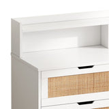 43-inch Wide 6-Drawer Dresser Cabinet with LED and Power Outlet