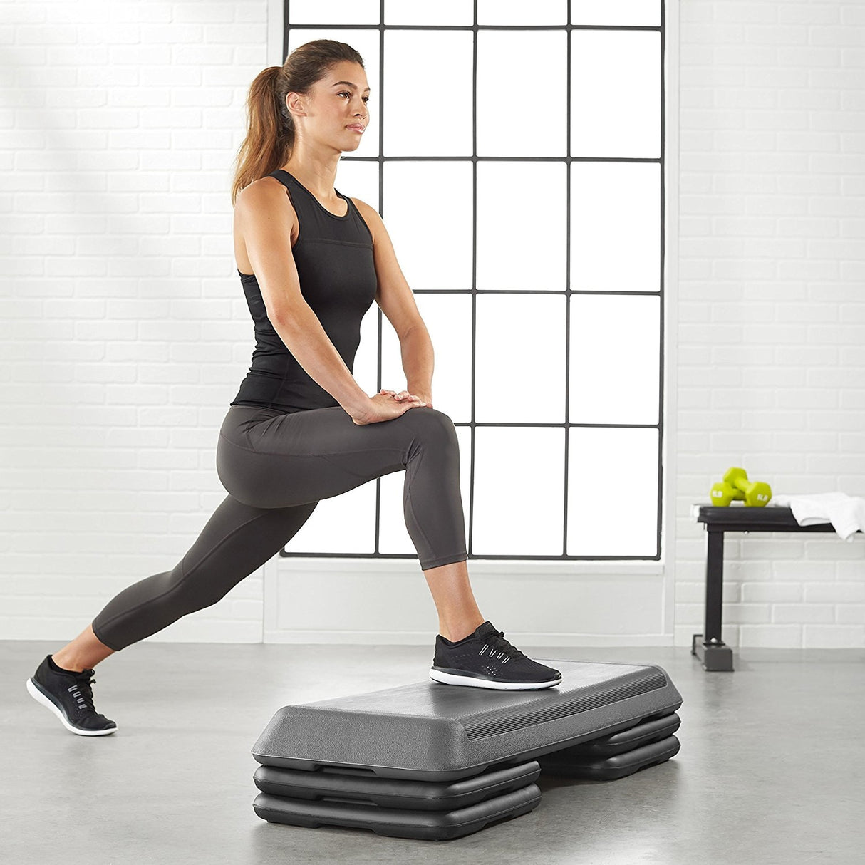 43" Exercise Aerobic Stepper Platform Equipment